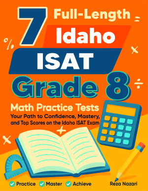 7 Idaho ISAT Grade 8 Math Practice Tests cover