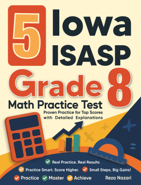 5 Iowa ISASP Grade 8 Math Practice Tests