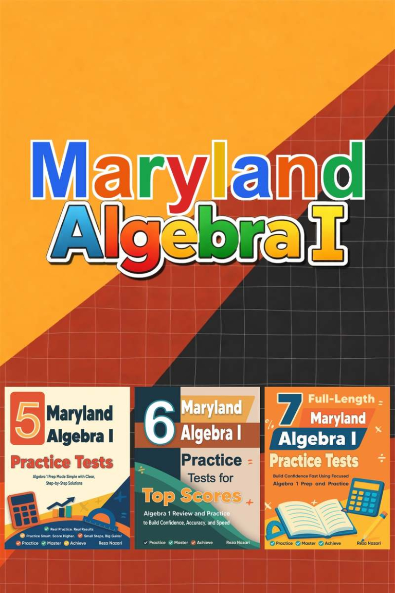 Maryland Algebra I Preparation Bundle cover