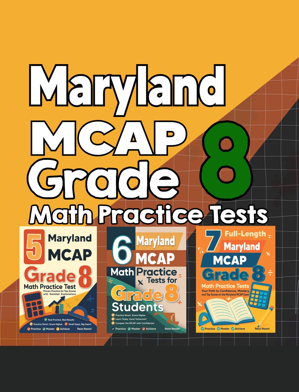7 Maryland MCAP Grade 8 Math Practice Tests