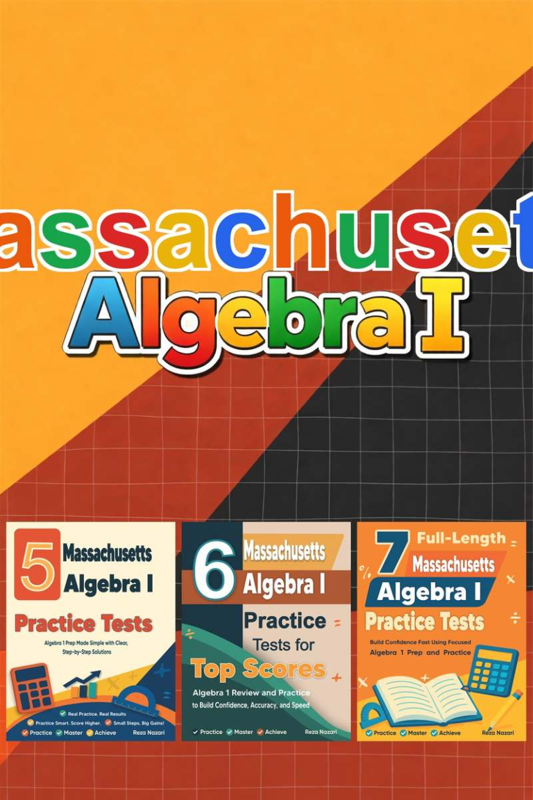 Massachusetts Algebra I Preparation Bundle cover