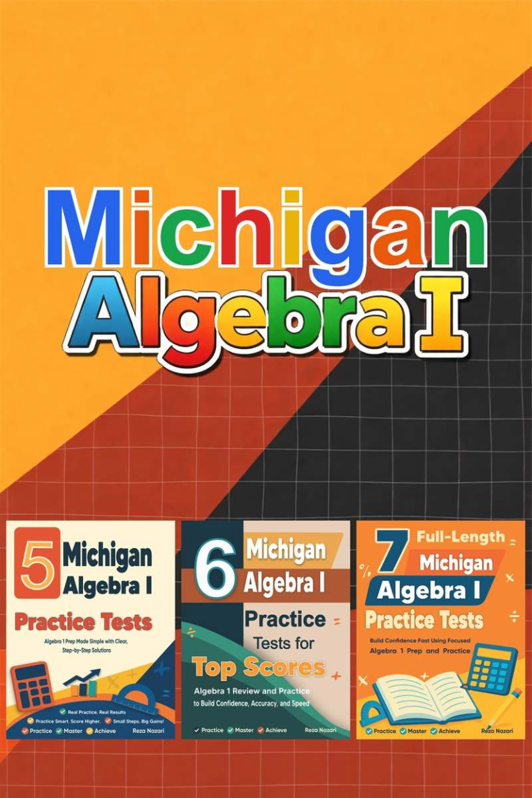 Michigan Algebra I Preparation Bundle cover