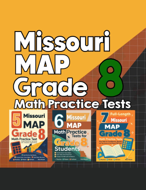 Missouri MAP Grade 8 Math Preparation Bundle cover