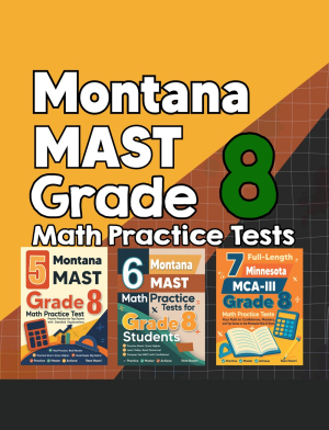 Montana MAST Grade 8 Math Preparation Bundle cover
