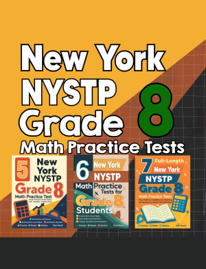 New York NYSTP Grade 8 Math Preparation Bundle cover