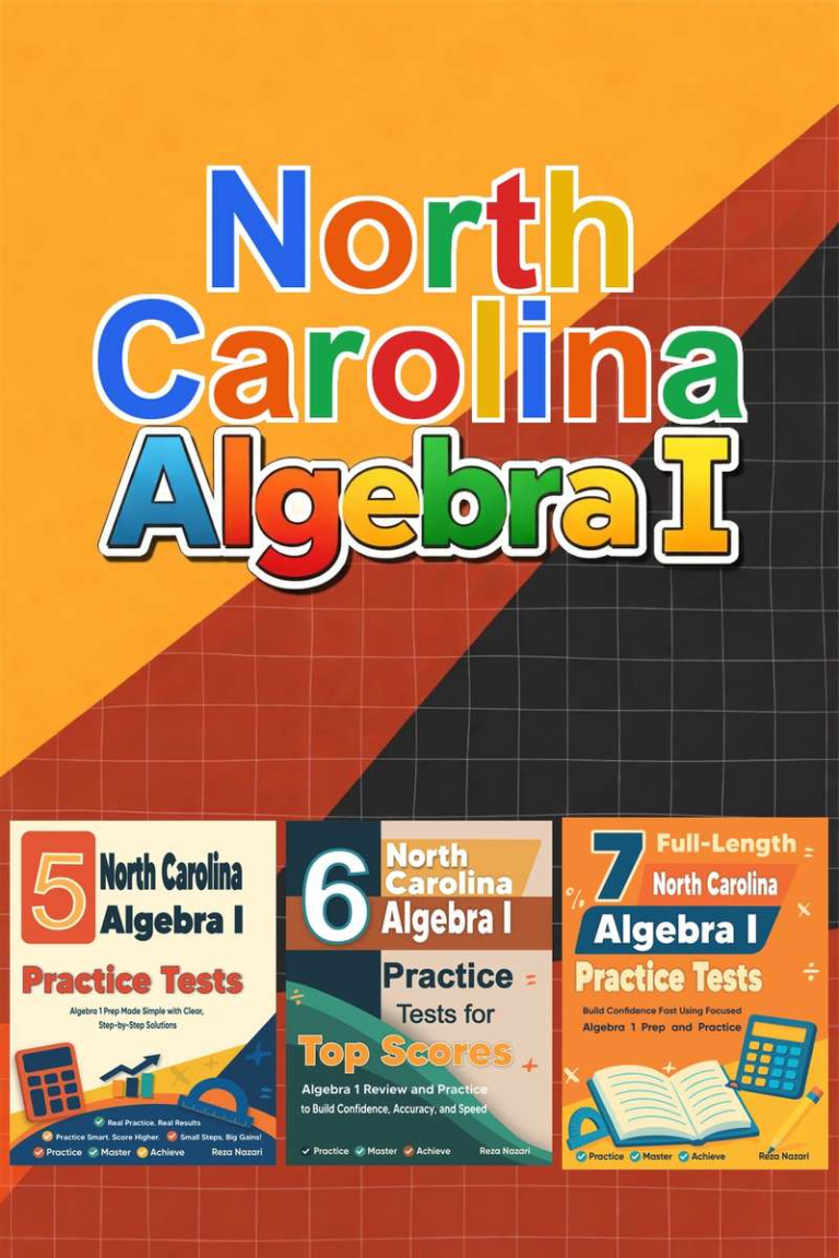 North Carolina Algebra I Preparation Bundle cover