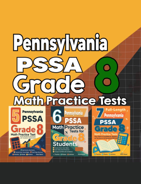 Pennsylvania PSSA Grade 8 Math Preparation Bundle