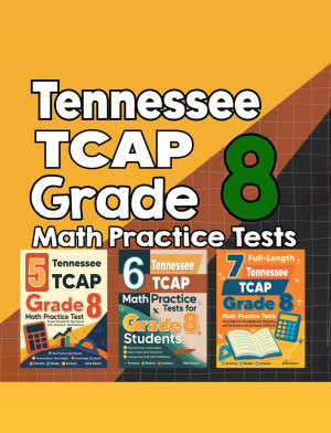 Tennessee TCAP Grade 8 Math Preparation Bundle cover