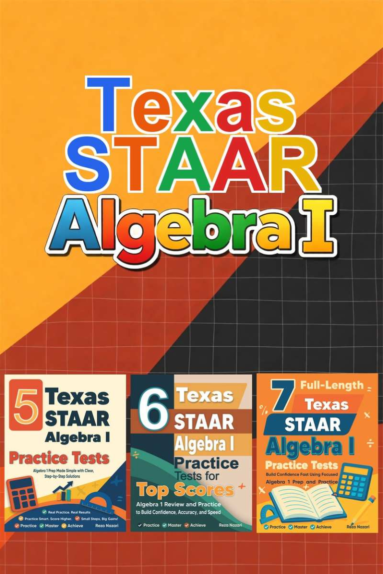 Texas STAAR Algebra I Preparation Bundle cover