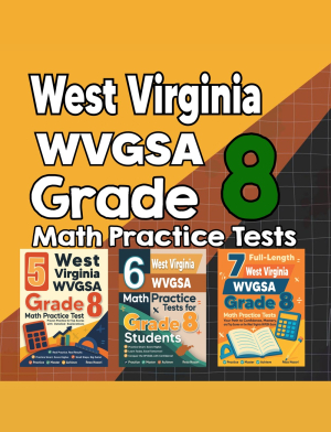 West Virginia WVGSA Grade 8 Math Preparation Bundle cover