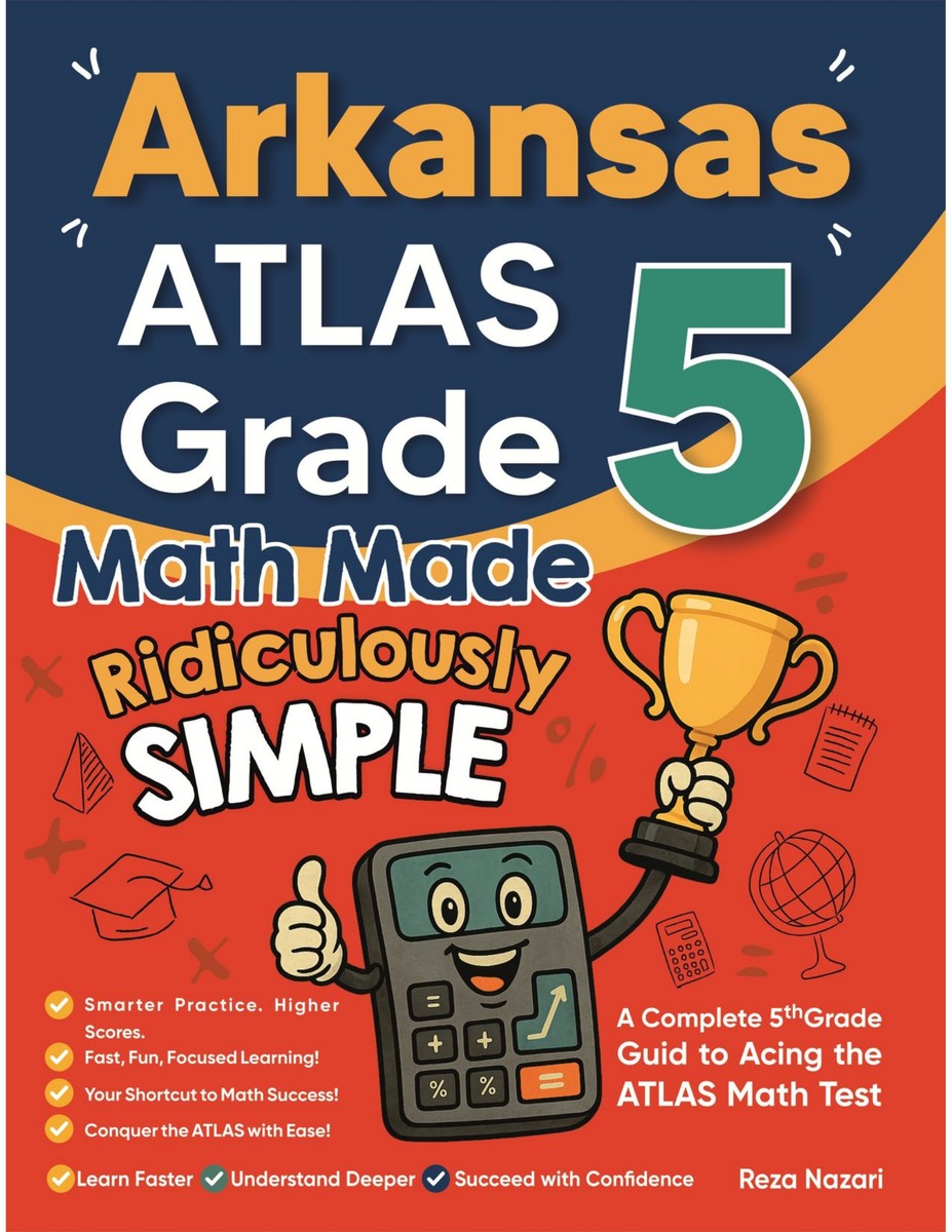 Arkansas ATLAS Grade 5 Math Made Ridiculously Simple cover