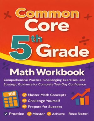 Common Core 5th Grade Math Workbook cover