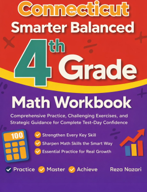 Connecticut Smarter Balanced 4th Grade Math Workbook