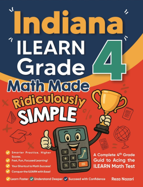 Indiana ILEARN Grade 4 Math Made Ridiculously Simple