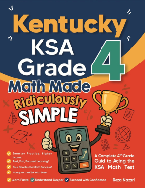 Kentucky KSA Grade 4 Math Made Ridiculously Simple cover