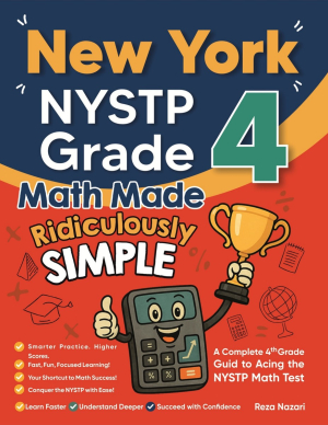 New York NYSTP Grade 4 Math Made Ridiculously Simple cover