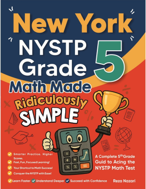New York NYSTP Grade 5 Math Made Ridiculously Simple cover