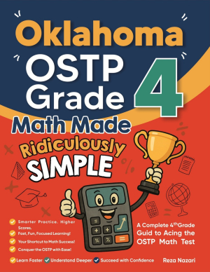 Oklahoma OSTP Grade 4 Math Made Ridiculously Simple cover
