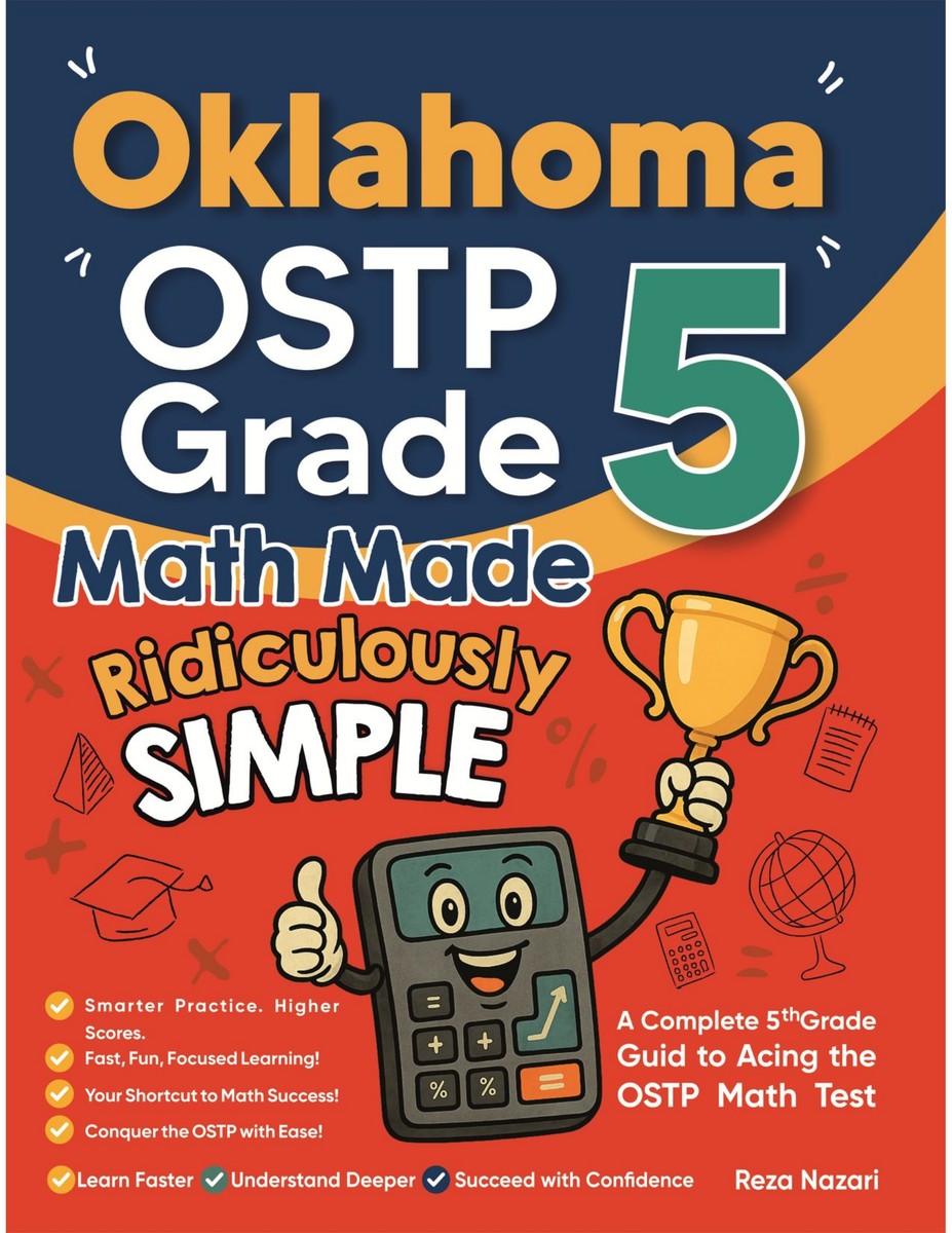 Oklahoma OSTP Grade 5 Math Made Ridiculously Simple cover