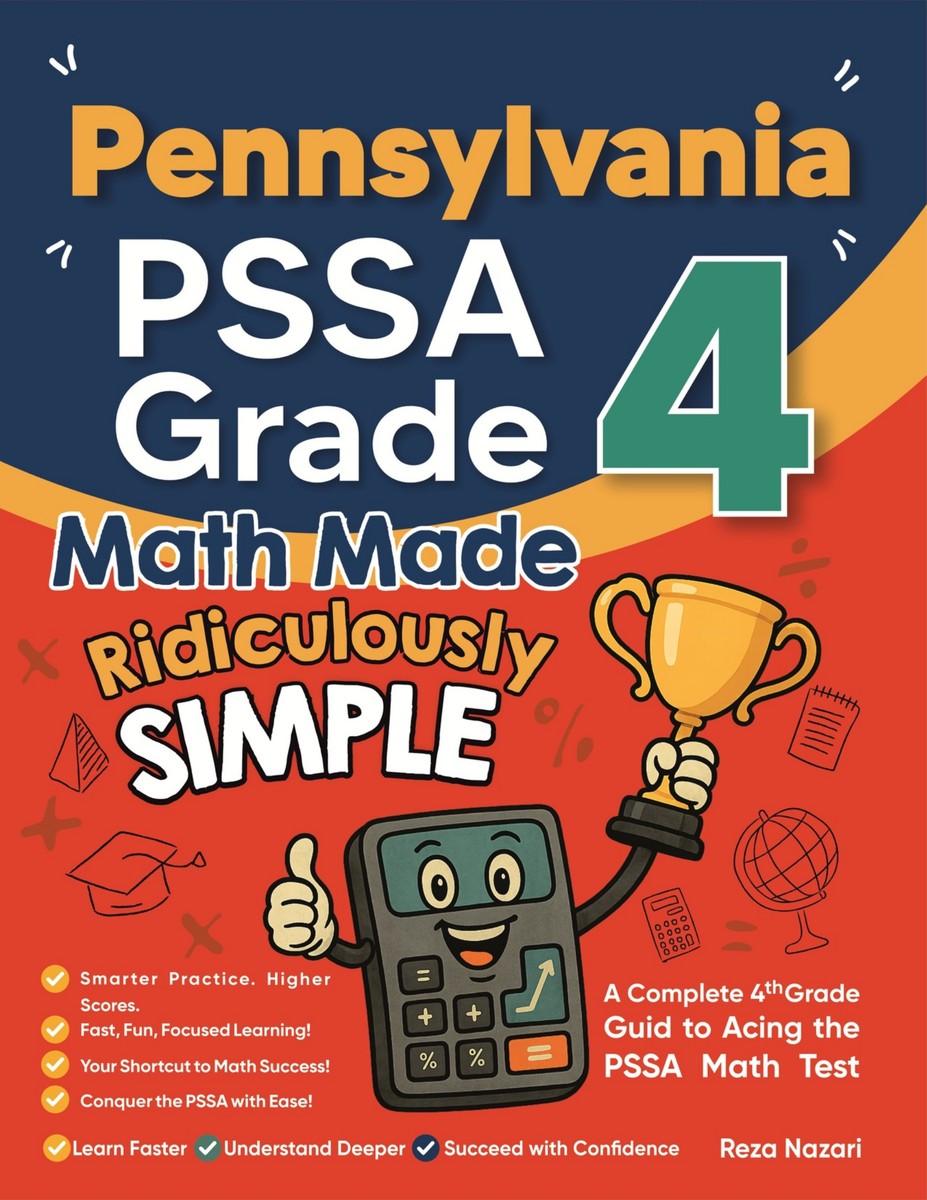 Pennsylvania PSSA Grade 4 Math Made Ridiculously Simple cover