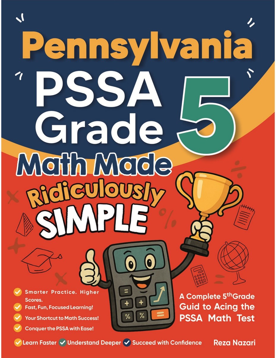 Pennsylvania PSSA Grade 5 Math Made Ridiculously Simple cover
