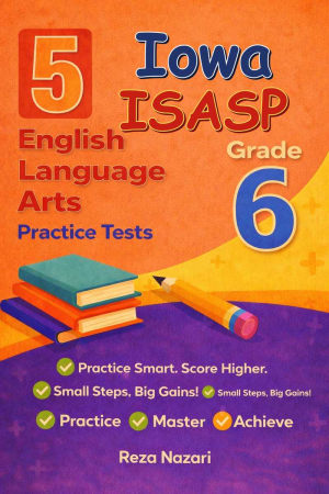 5-Iowa-ISASP Grade 6 Reading Language Arts Practice Tests cover