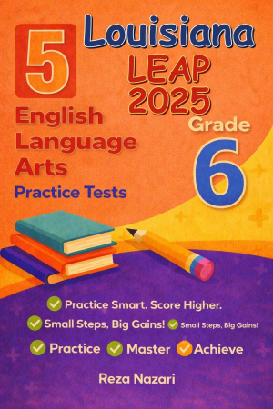 5-Louisiana-LEAP-2025 Grade 6 Reading Language Arts Practice Tests cover