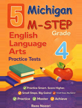 Michigan M-STEP ELA Grade 4: 5 Full Practice Tests