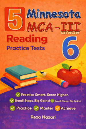 5-Minnesota-MCA-III Grade 6 Reading Language Arts Practice Tests cover