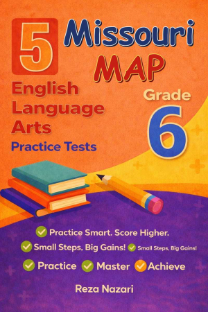 5-Missouri-MAP-English Language Arts (ELA) Grade 6 Reading Language Arts Practice Tests cover