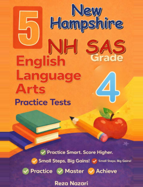 New Hampshire NH SAS ELA Grade 4: 5 Full Practice Tests