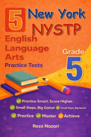 5 New York NYSTP English Language Arts (ELA) Grade 5: Full Practice Tests cover