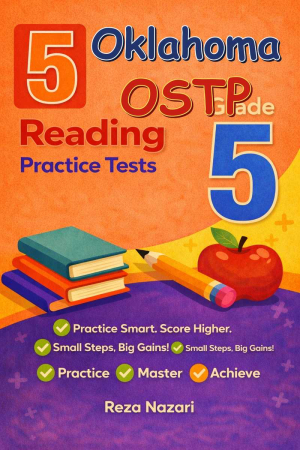 5 Oklahoma OSTP Reading Grade 5: Full Practice Tests cover