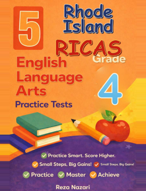 Rhode Island RICAS ELA Grade 4: 5 Full Practice Tests