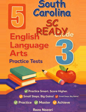 South Carolina SC READY Grade 3 ELA: 5 Full Practice Tests cover