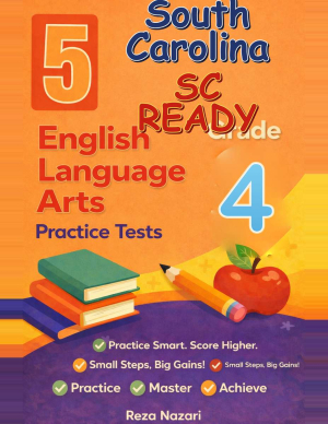 South Carolina SC READY ELA Grade 4: 5 Full Practice Tests cover