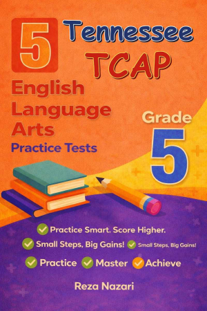 5 Tennessee TCAP English Language Arts (ELA) Grade 5: Full Practice Tests cover