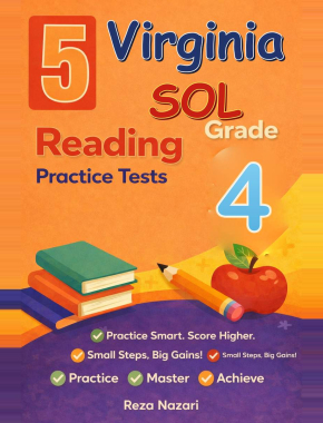 Virginia SOL Reading Grade 4: 5 Full Practice Tests