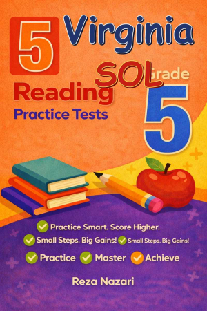 5 Virginia SOL Reading Grade 5: Full Practice Tests cover