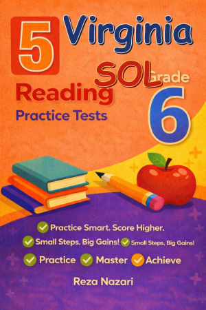 5-Virginia-SOL Grade 6 Reading Language Arts Practice Tests cover