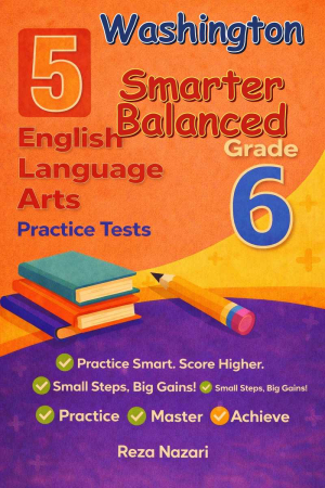 5-Washington-Smarter-Balanced Grade 6 Reading Language Arts Practice Tests cover
