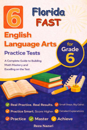 6-Florida-FAST Grade 6 Reading Language Arts Practice Tests cover