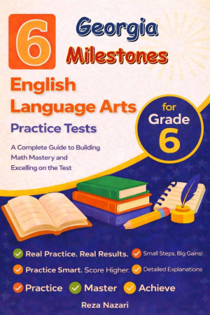 6-Georgia-Milestones Grade 6 Reading Language Arts Practice Tests cover
