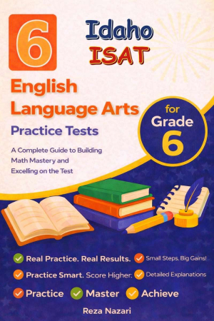 6-Idaho-ISAT Grade 6 Reading Language Arts Practice Tests cover
