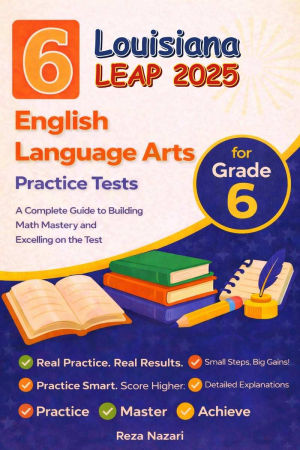 6-Louisiana-LEAP-2025 Grade 6 Reading Language Arts Practice Tests cover