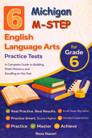 6-Michigan-M-STEP Grade 6 Reading Language Arts Practice Tests cover