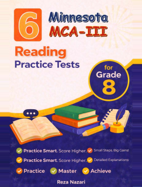6 Minnesota MCA-III Grade 8 Reading Practice Tests