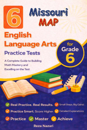 6-Missouri-MAP-English Language Arts (ELA) Grade 6 Reading Language Arts Practice Tests cover