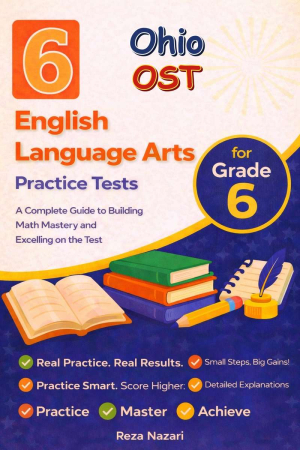 6-Ohio-OST-English Language Arts (ELA) Grade 6 Reading Language Arts Practice Tests cover