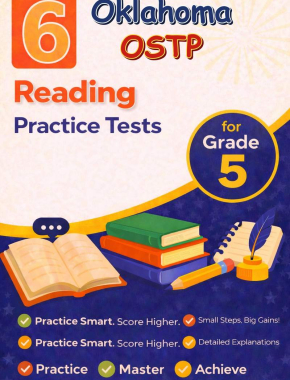 6 Oklahoma OSTP Reading Grade 5: Full Practice Tests